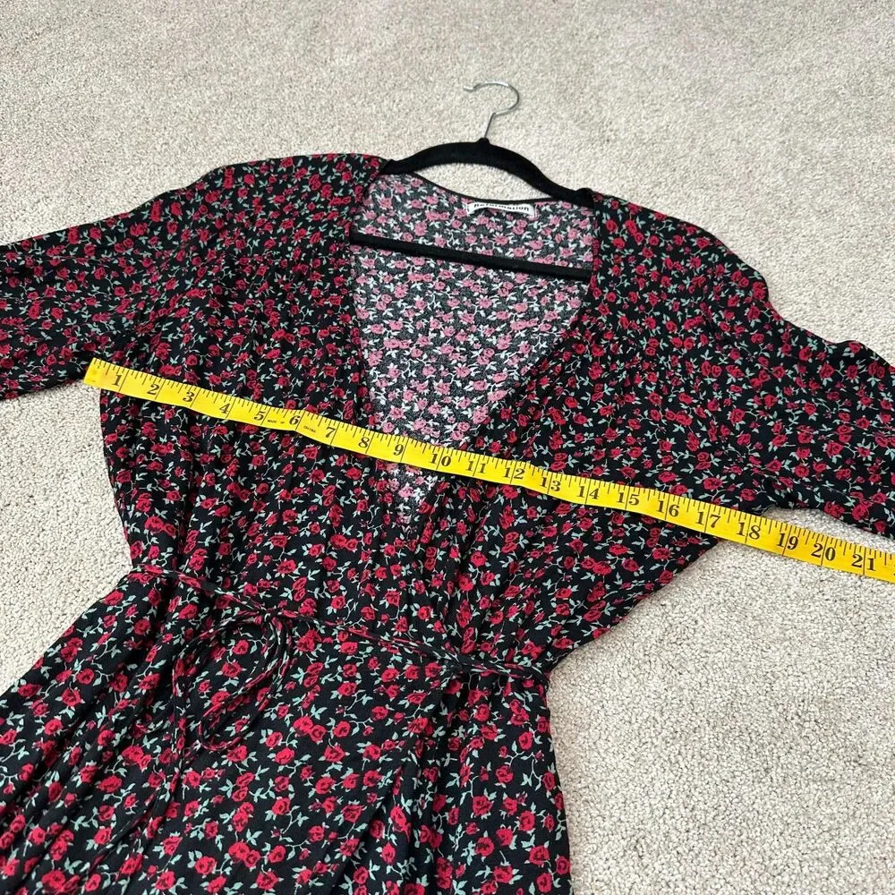 Reformation Judith Wrap Dress in Mabel Floral Print Size L/XL - Picture 8 of 8